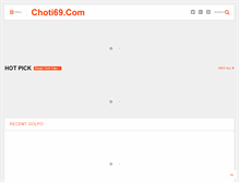 Tablet Screenshot of choti69.com
